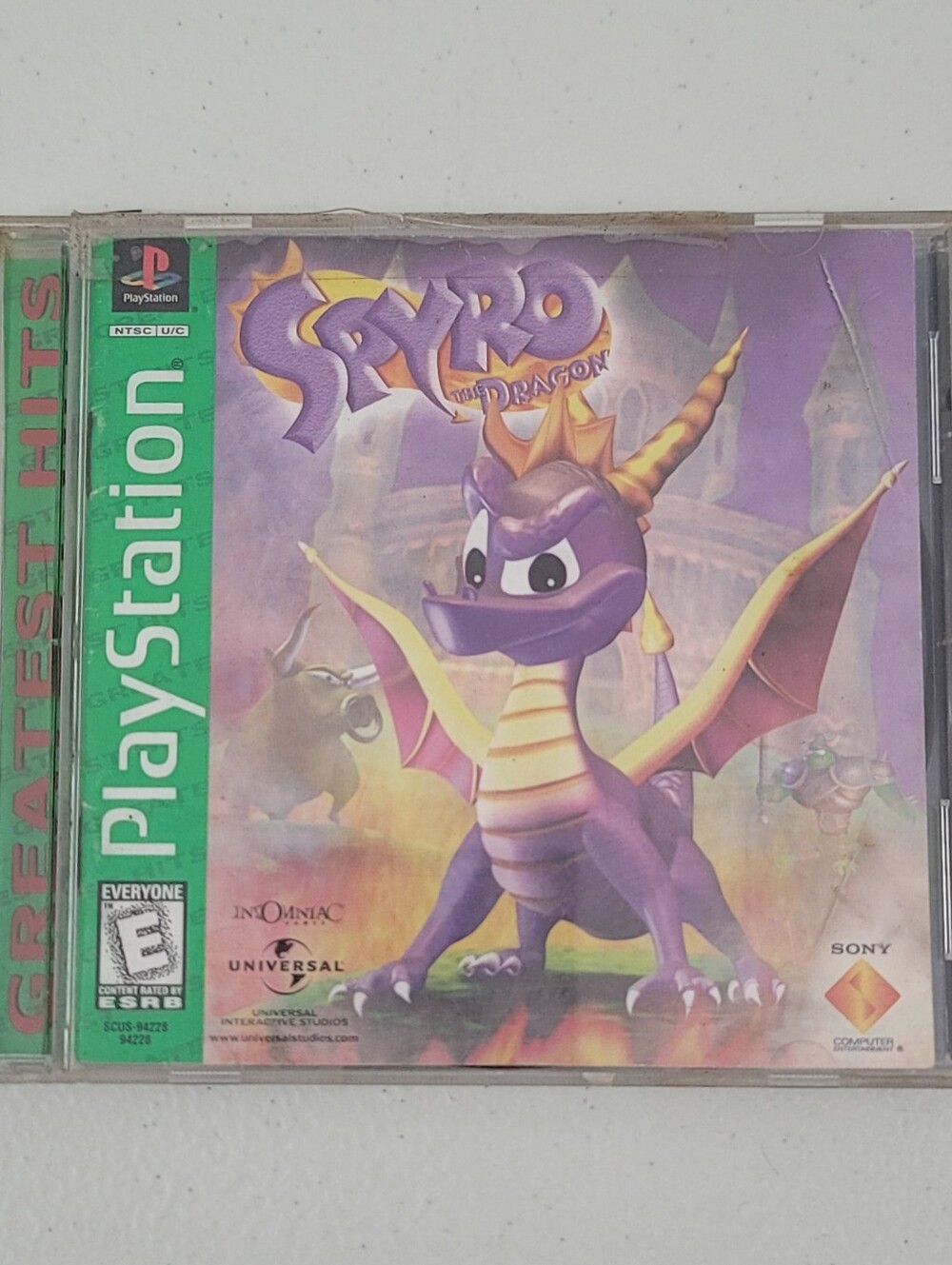 Spyro The Dragon Playstation 1 Game Complete